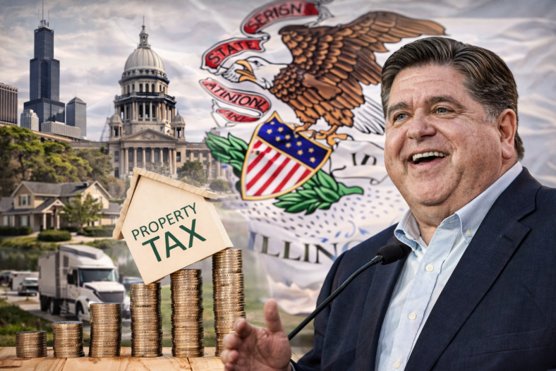 BREAKING: Illinois Property Taxes Surge From $31.8B To $40.3B Under Pritzker…