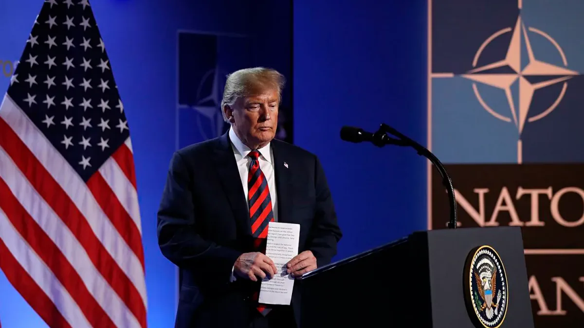 Do you agree with President Trump that NATO allies should contribute more and support the U.S. when needed?